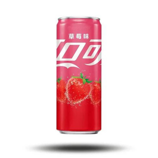 Coca Cola Strawberry China 330ml avec caution